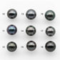 10-11mm Tahitian Pearl Round with High Luster and Natural Color in with Minor Blemishes, Loose Single Piece Undrilled, SKU #2089TH