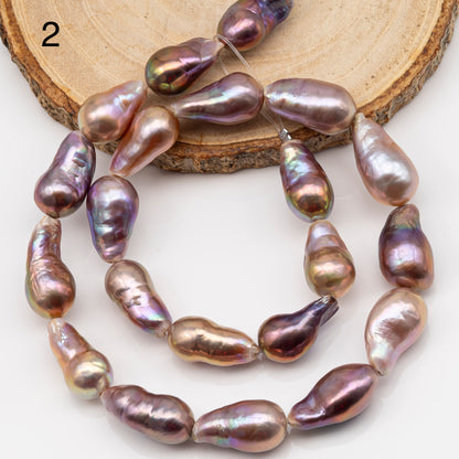 10-12mm Edison Pearl Strand with Amazing High Luster and All Natural Colors, SKU # 2499ED
