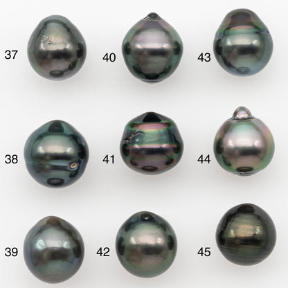 10-11mm Tahitian Pearl Natural Color with Minor Blemishes, Loose Undrilled for Jewelry Making, SKU # 3286TH