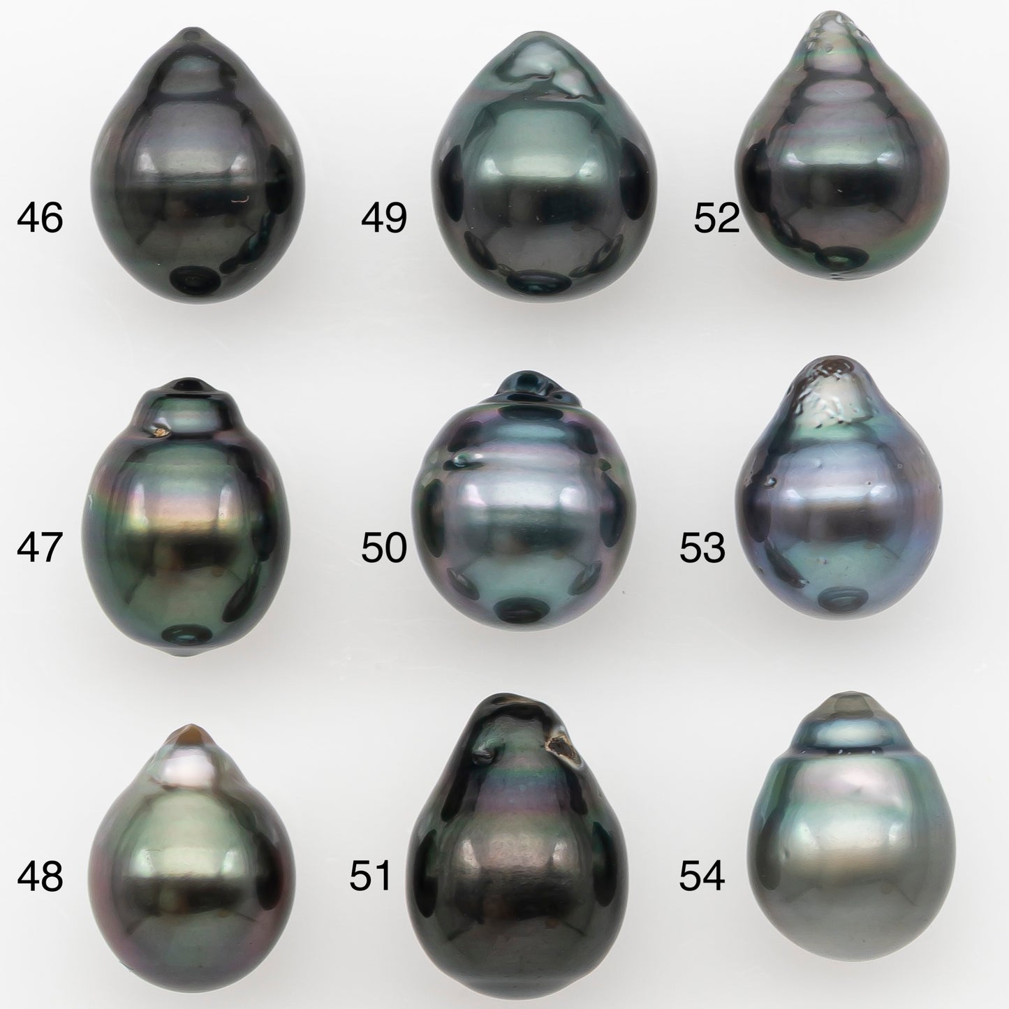 10-11mm Tahitian Pearl Natural Color with Minor Blemishes, Loose Undrilled for Jewelry Making, SKU # 3286TH