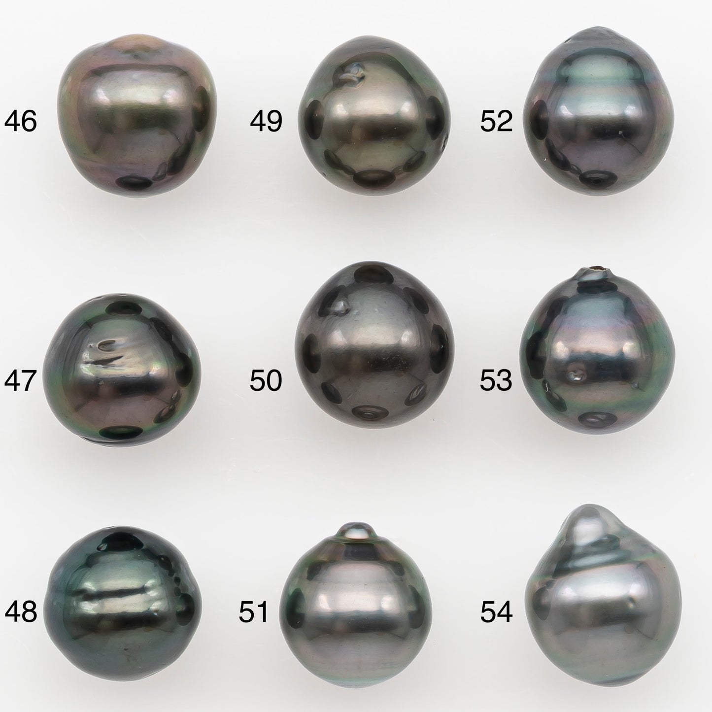 10-11mm Tahitian Pearl Natural Color with Minor Blemishes, Loose Undrilled for Jewelry Making, SKU # 3287TH