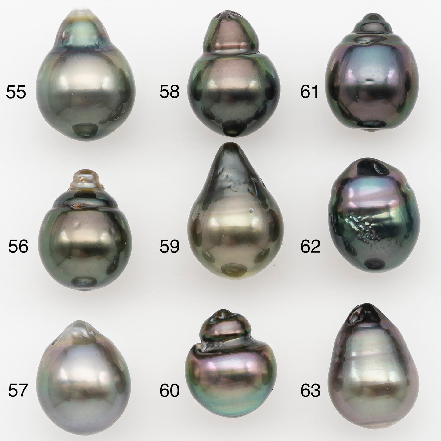 10-11mm Tahitian Pearl Natural Color with Minor Blemishes, Loose Undrilled for Jewelry Making, SKU # 3287TH