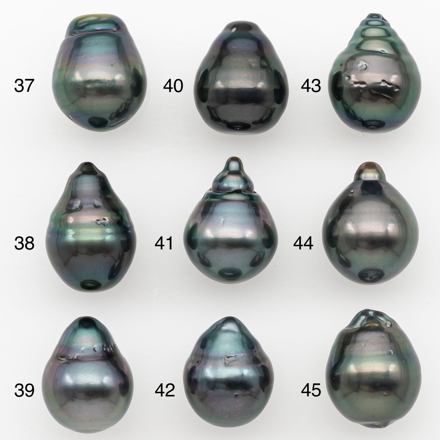 10-11mm Tahitian Pearl Natural Color with Minor Blemishes, Loose Undrilled for Jewelry Making, SKU # 3288TH