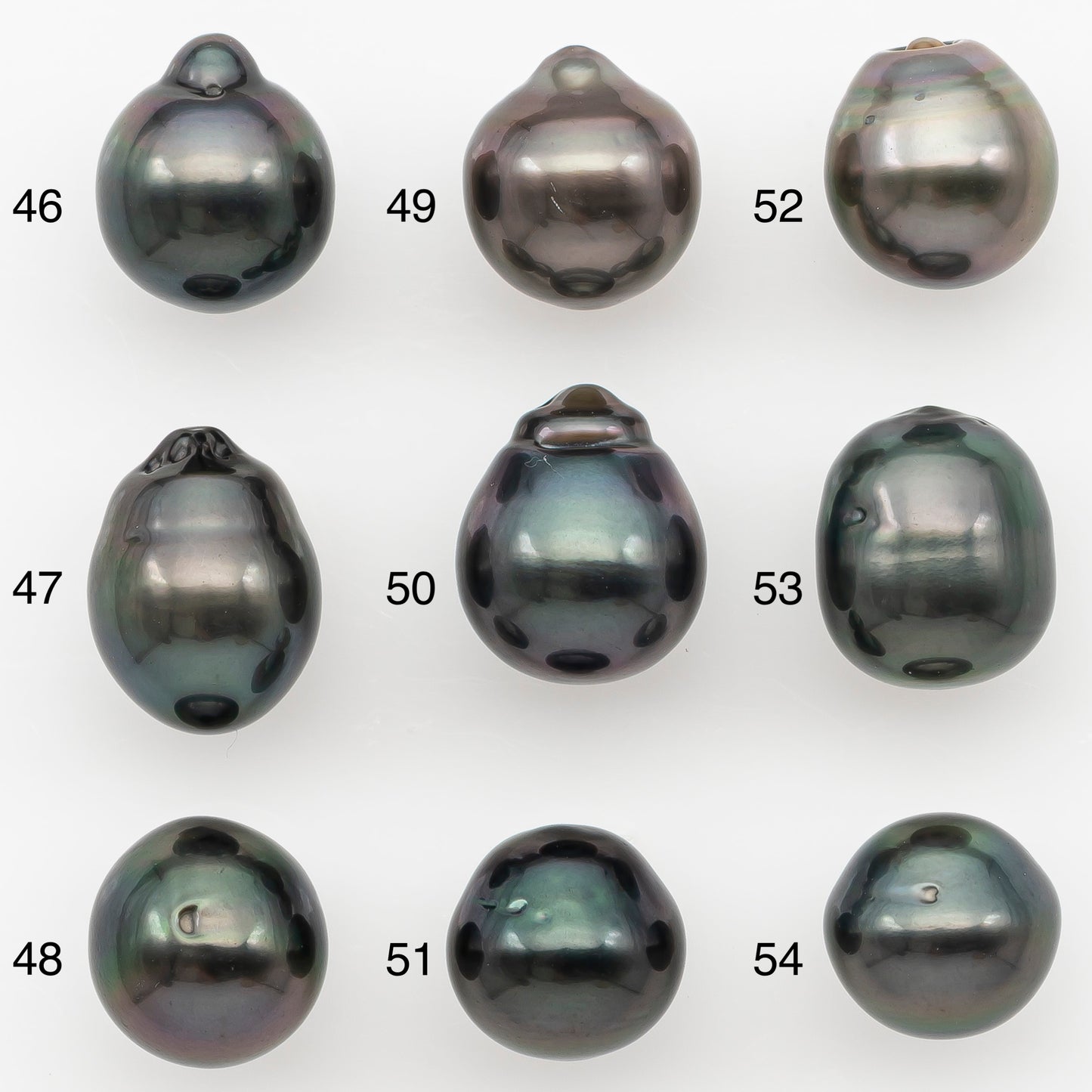 10-11mm Tahitian Pearl Natural Color with Minor Blemishes, Loose Undrilled for Jewelry Making, SKU # 3288TH
