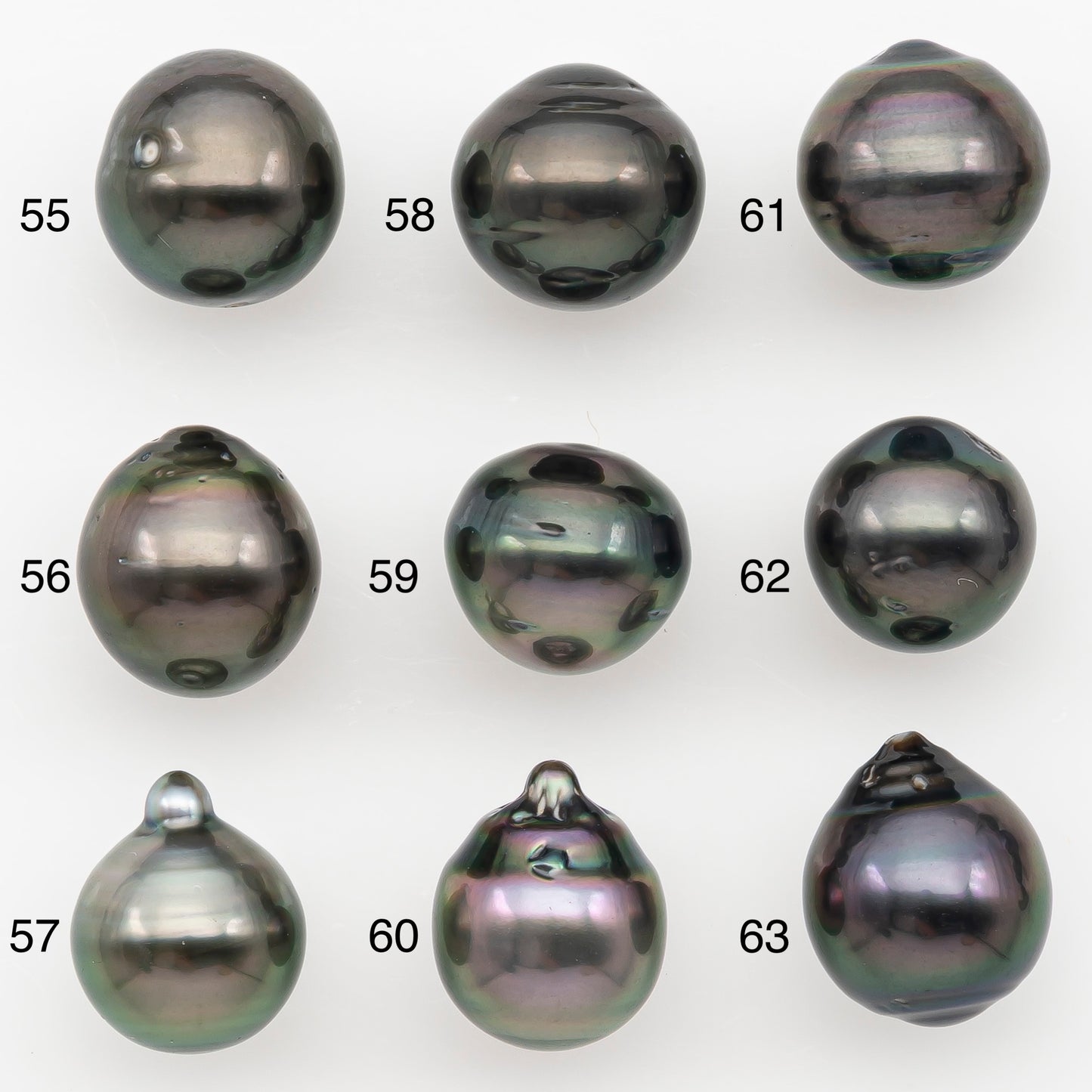10-11mm Tahitian Pearl Natural Color with Minor Blemishes, Loose Undrilled for Jewelry Making, SKU # 3288TH