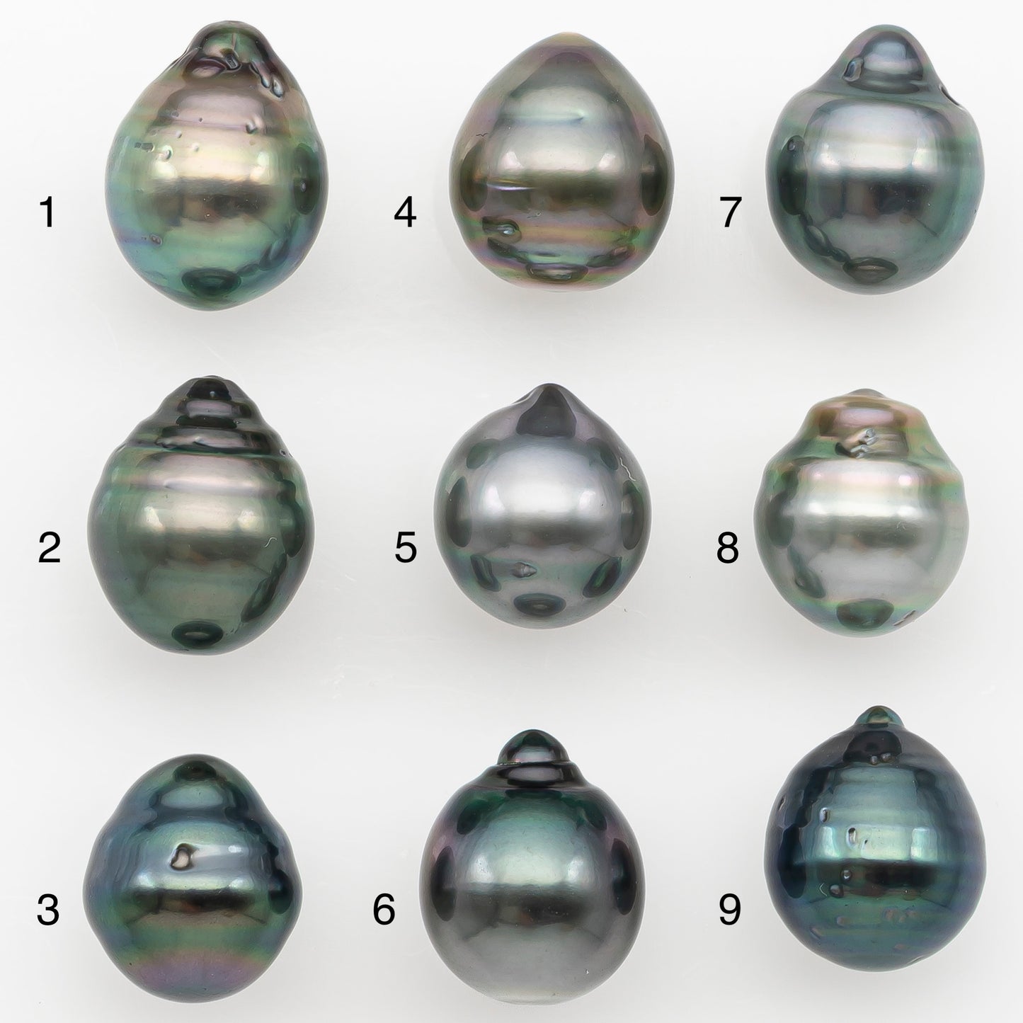 10-11mm Tahitian Pearl Natural Color with Minor Blemishes, Loose Undrilled for Jewelry Making, SKU # 3289TH