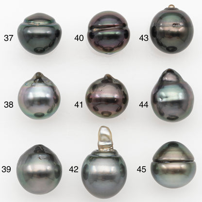 10-11mm Tahitian Pearl Natural Color with Minor Blemishes, Loose Undrilled for Jewelry Making, SKU # 3289TH