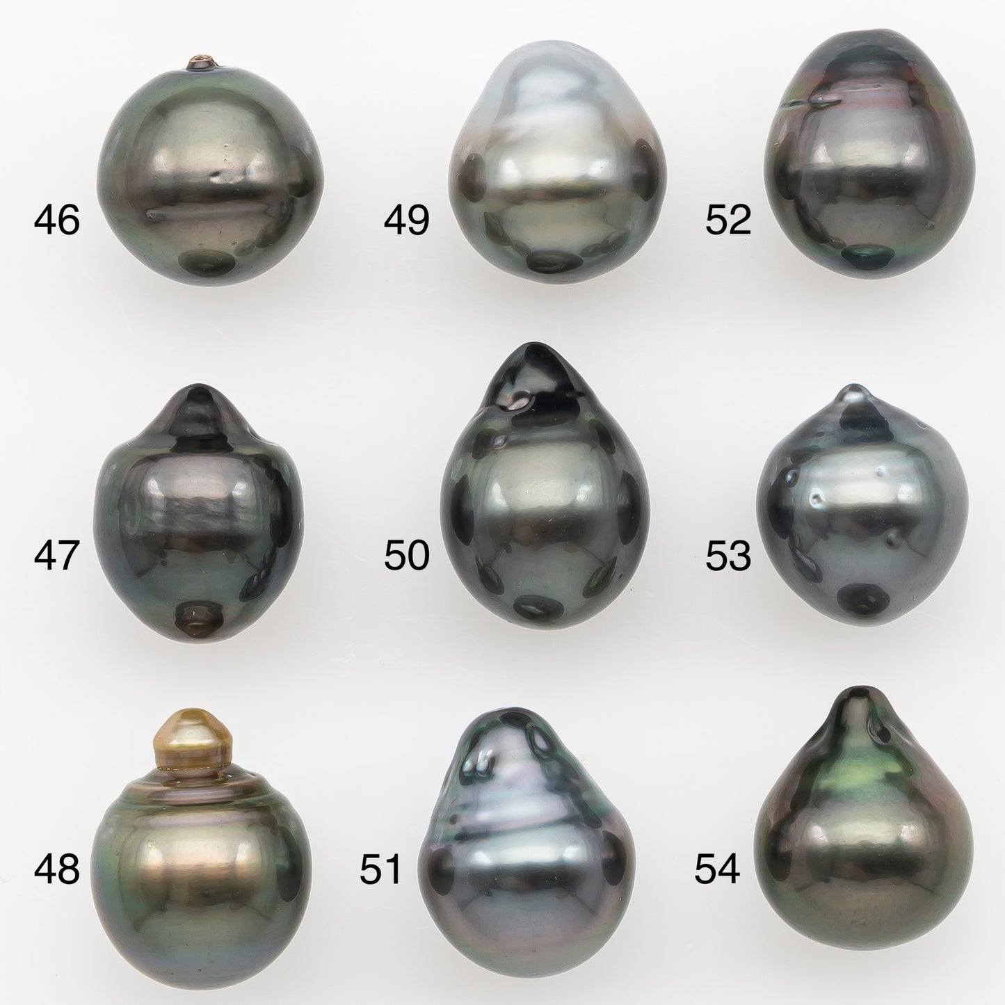 10-11mm Tahitian Pearl Natural Color with Minor Blemishes, Loose Undrilled for Jewelry Making, SKU # 3289TH