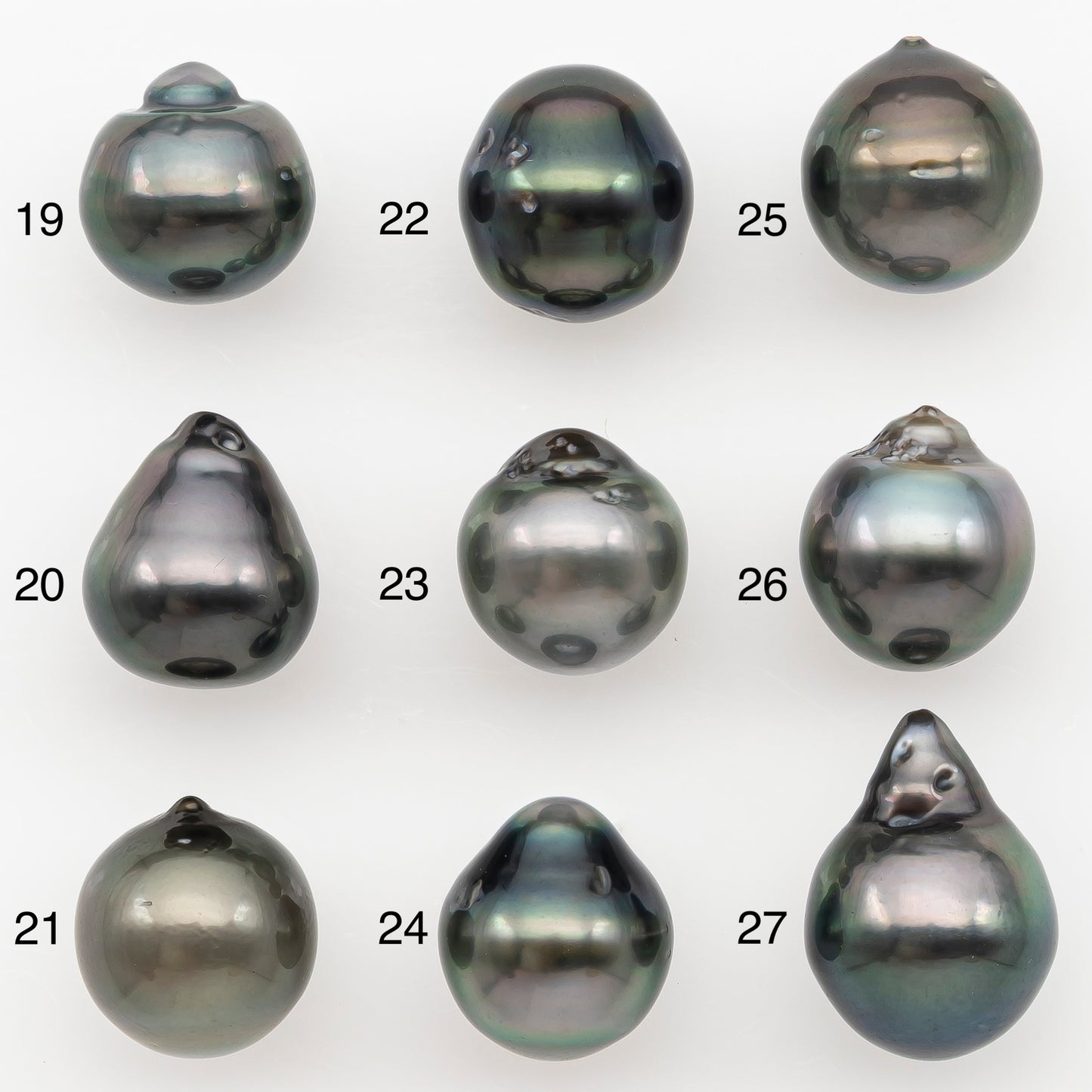 10-11mm Tahitian Pearl Natural Color with Minor Blemishes, Loose Undrilled for Jewelry Making, SKU # 3290TH