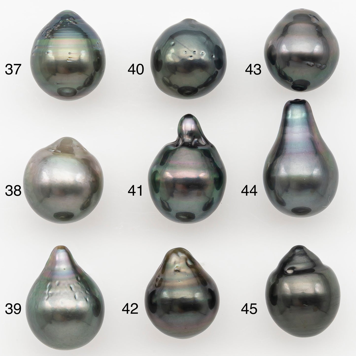 10-11mm Tahitian Pearl Natural Color with Minor Blemishes, Loose Undrilled for Jewelry Making, SKU # 3290TH