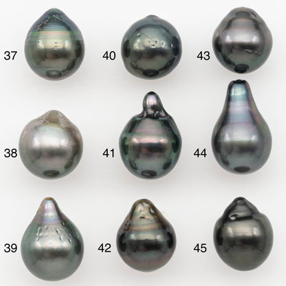 10-11mm Tahitian Pearl Natural Color with Minor Blemishes, Loose Undrilled for Jewelry Making, SKU # 3290TH