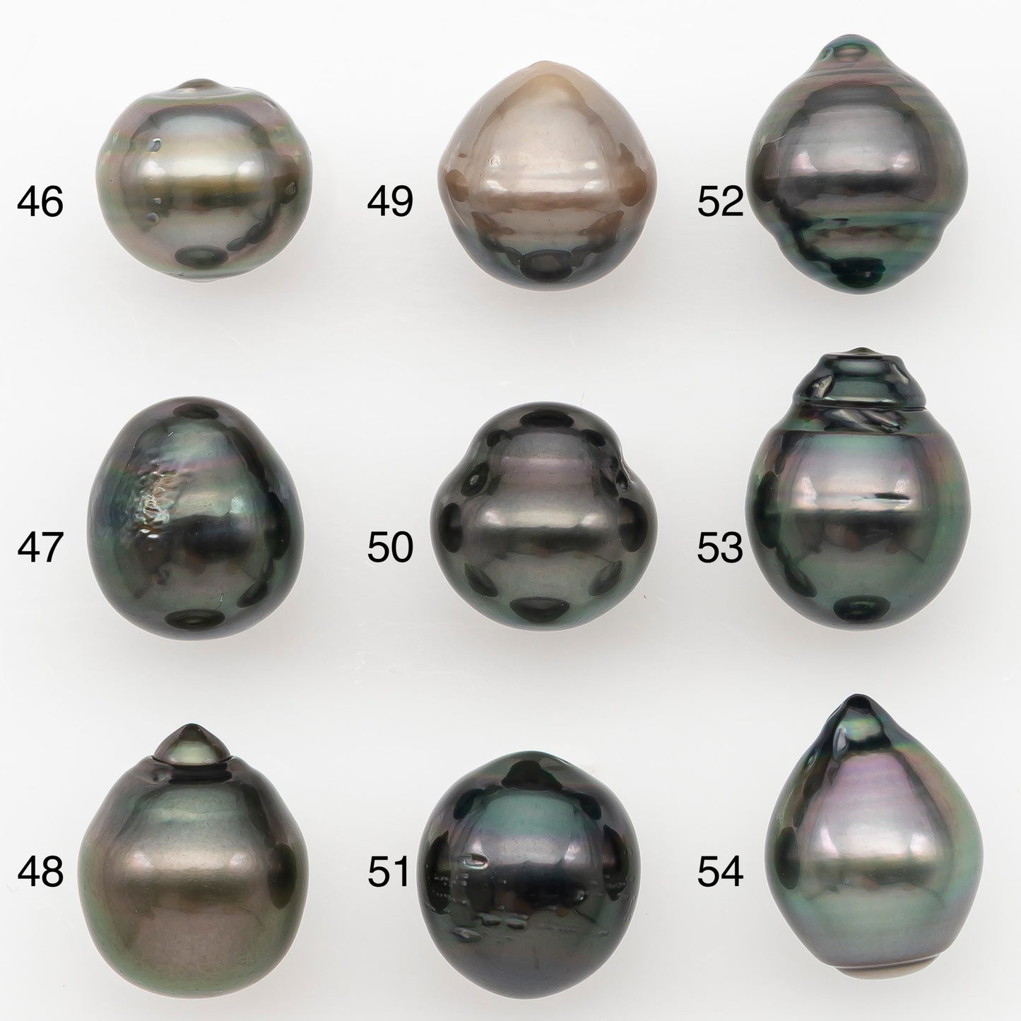 10-11mm Tahitian Pearl Natural Color with Minor Blemishes, Loose Undrilled for Jewelry Making, SKU # 3290TH