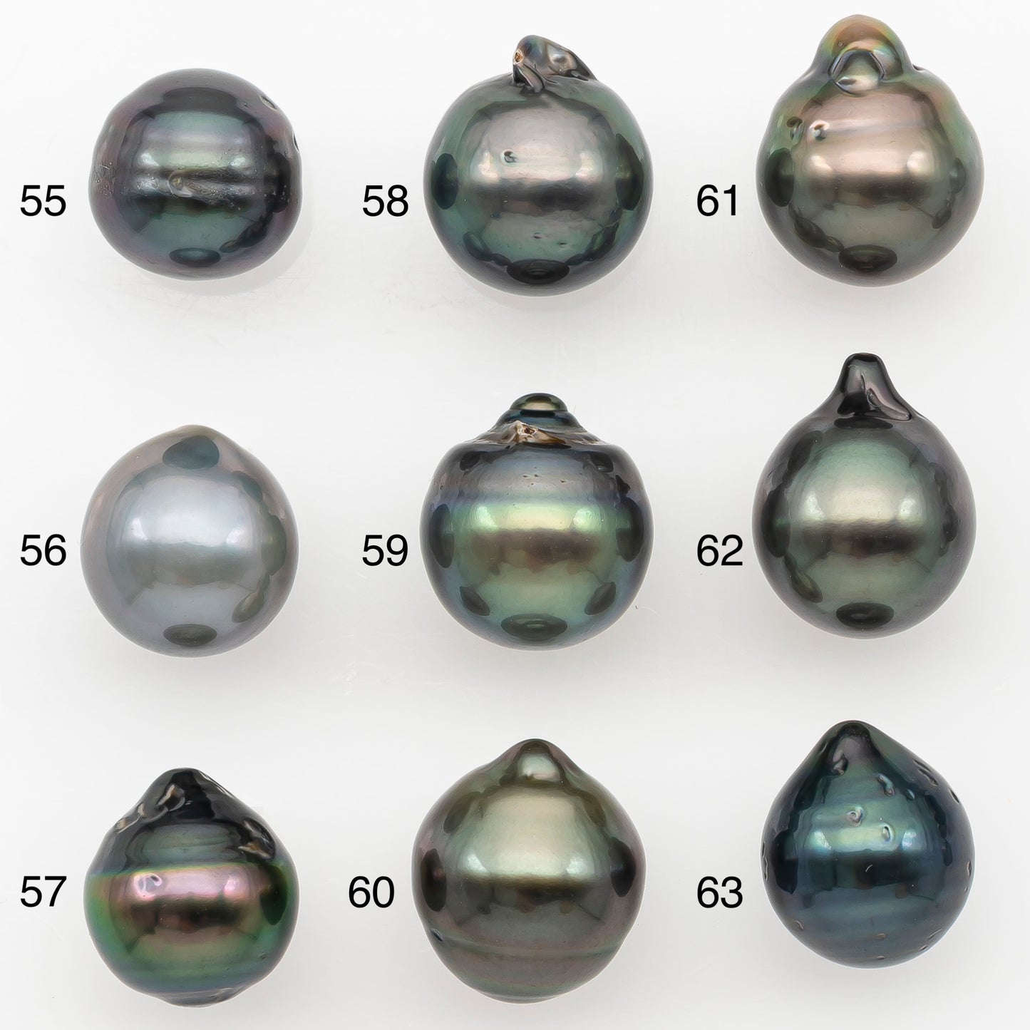 10-11mm Tahitian Pearl Natural Color with Minor Blemishes, Loose Undrilled for Jewelry Making, SKU # 3290TH