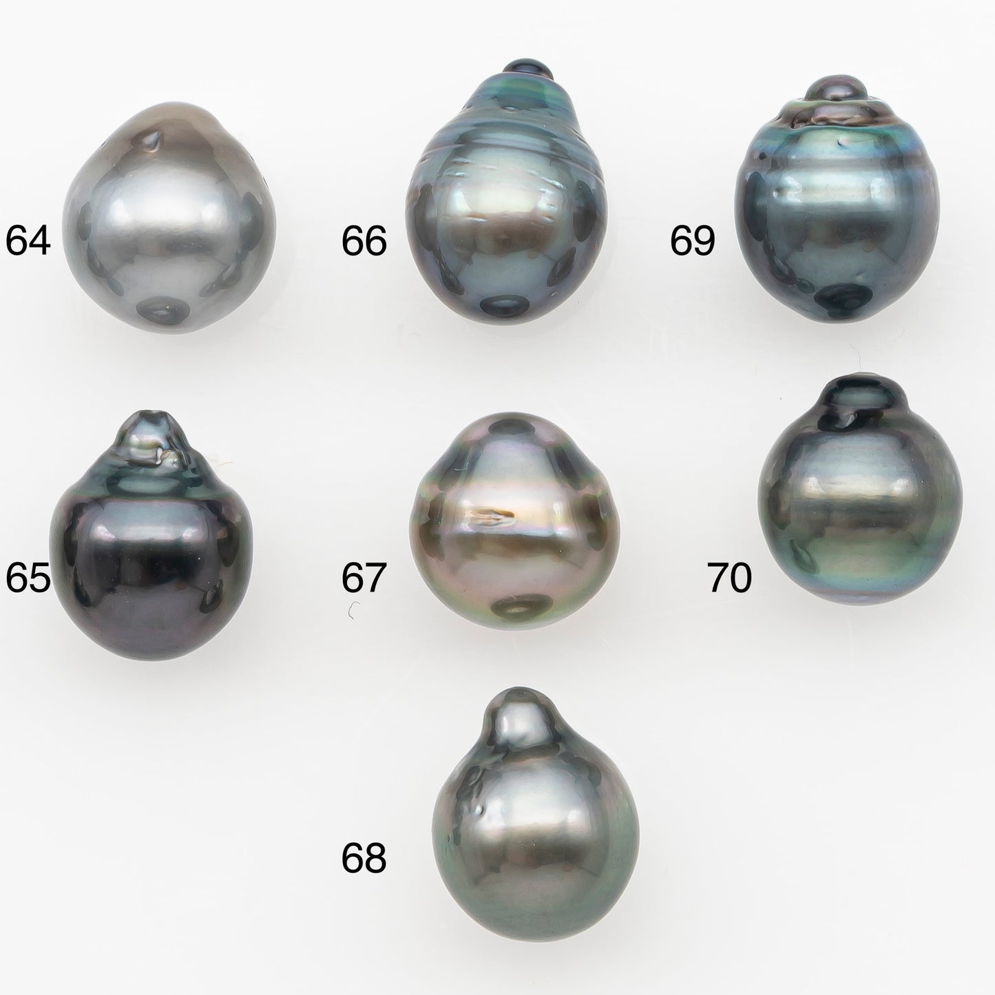 10-11mm Tahitian Pearl Natural Color with Minor Blemishes, Loose Undrilled for Jewelry Making, SKU # 3290TH