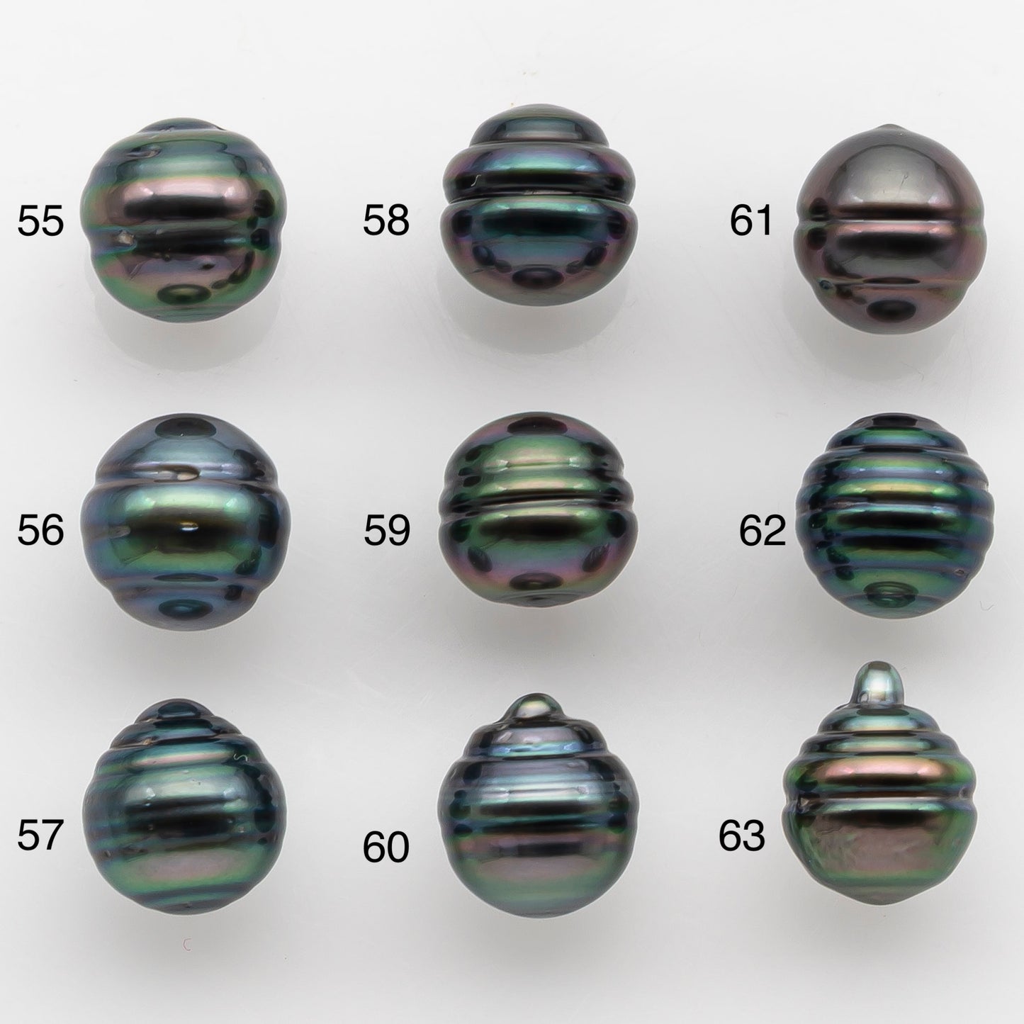 9-10mm Tahitian Pearl with High Luster and Natural Color, One Piece Undrilled for Making Jewelry, SKU # 2503TH