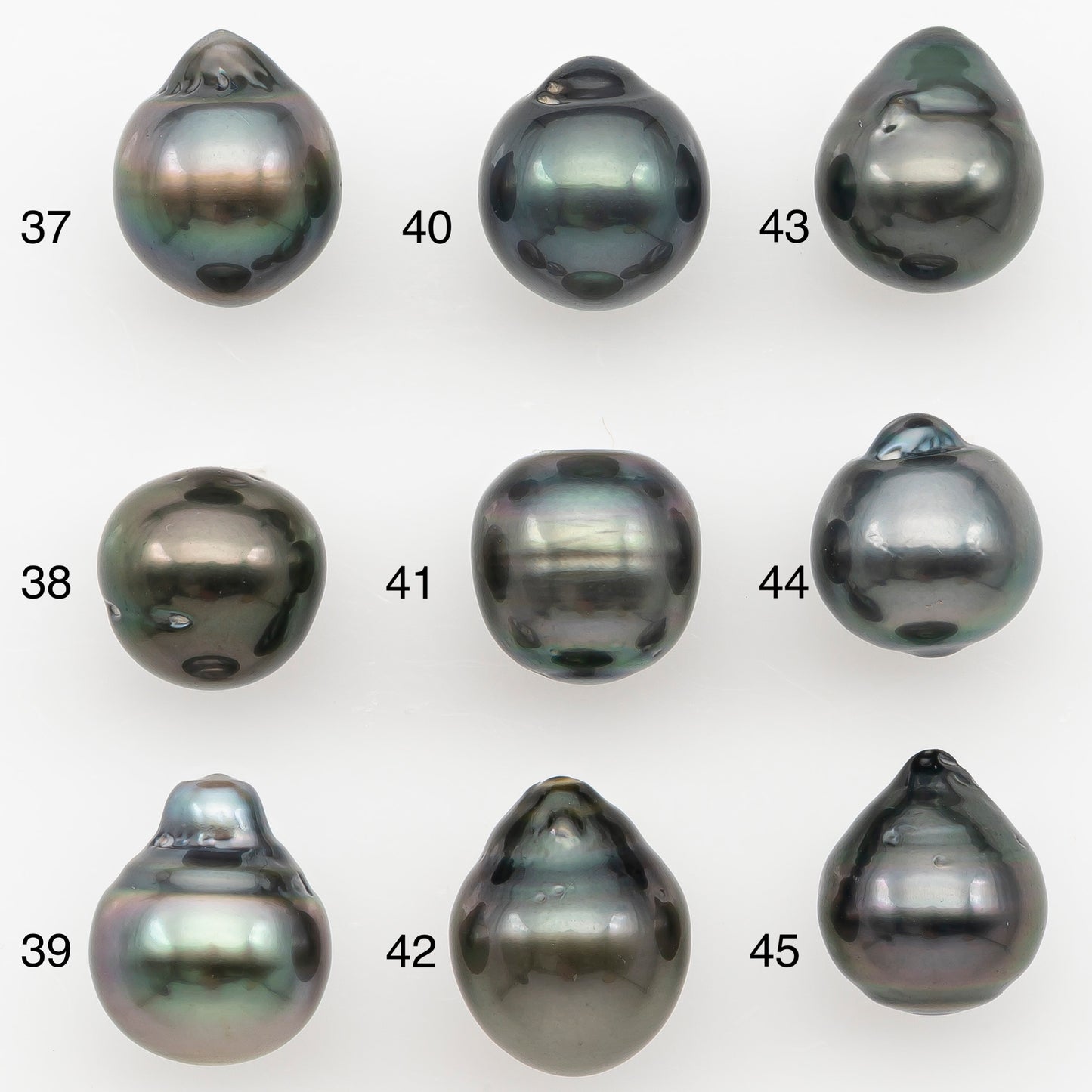 10-11mm Tahitian Pearl Natural Color with Minor Blemishes, Loose Undrilled for Jewelry Making, SKU # 3291TH