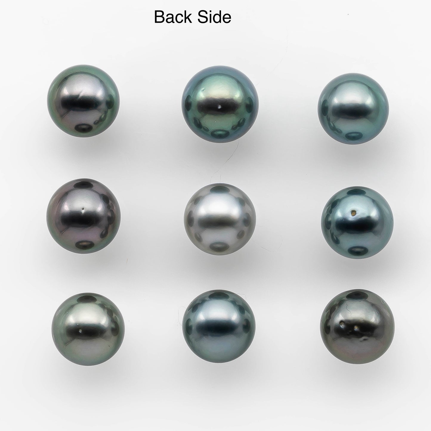 10-11mm AAA High Quality Round Tahitian Pearl in Natural Color and Very Nice Luster, Single Piece Loose Undrilled, SKU # 2087TH