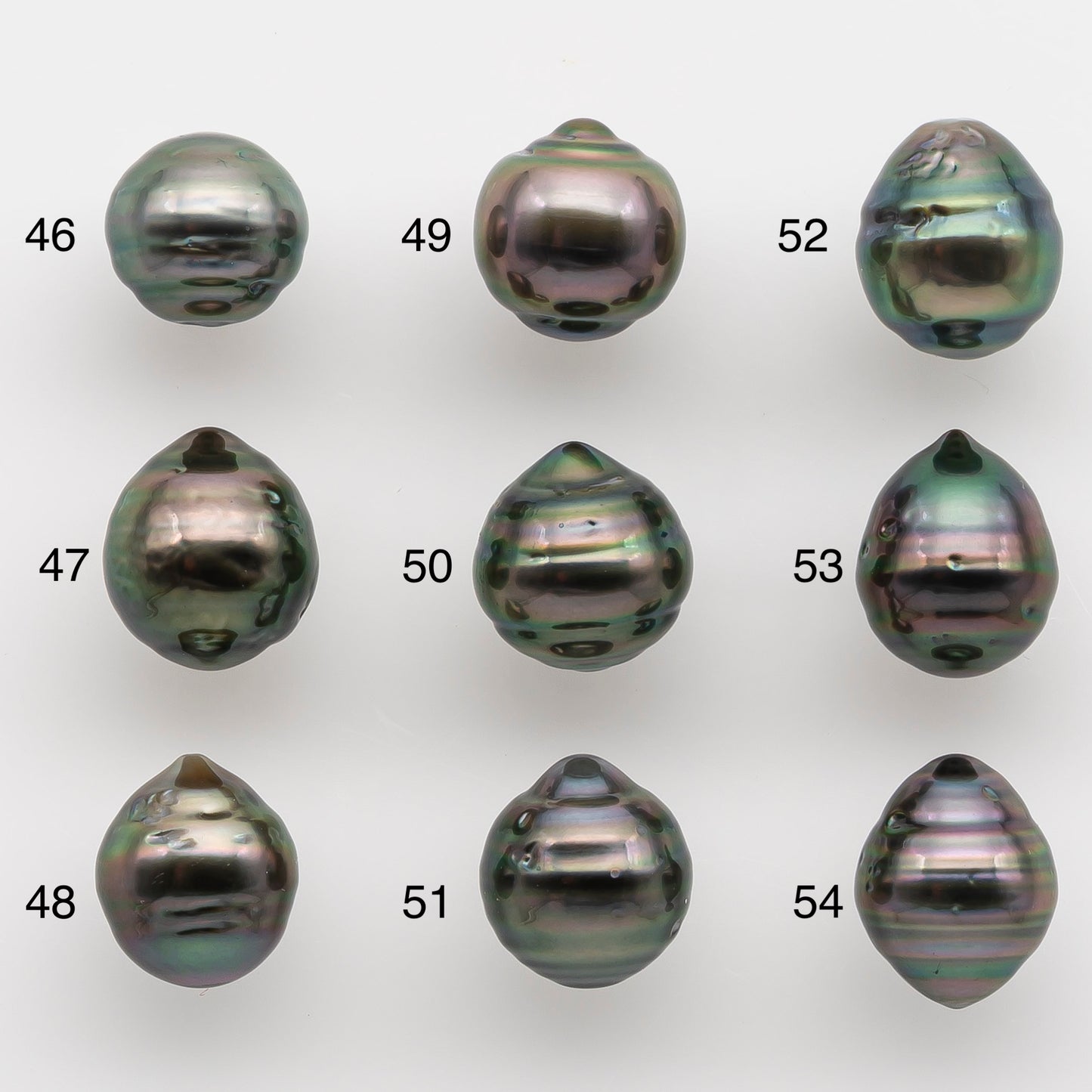 9-10mm Tahitian Pearl with High Luster and Natural Color, One Piece Undrilled for Making Jewelry, SKU # 2504TH