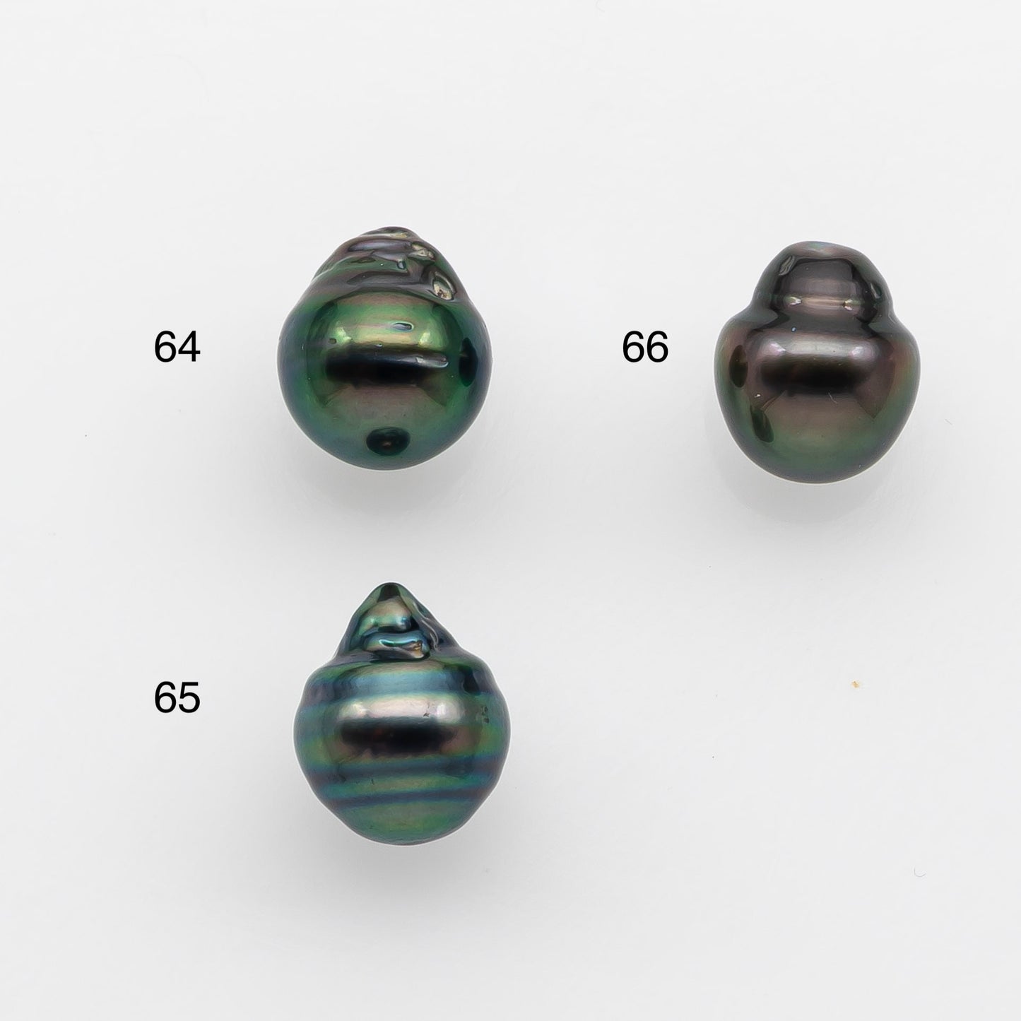 9-10mm Tahitian Pearl with High Luster and Natural Color, One Piece Undrilled for Making Jewelry, SKU # 2506TH