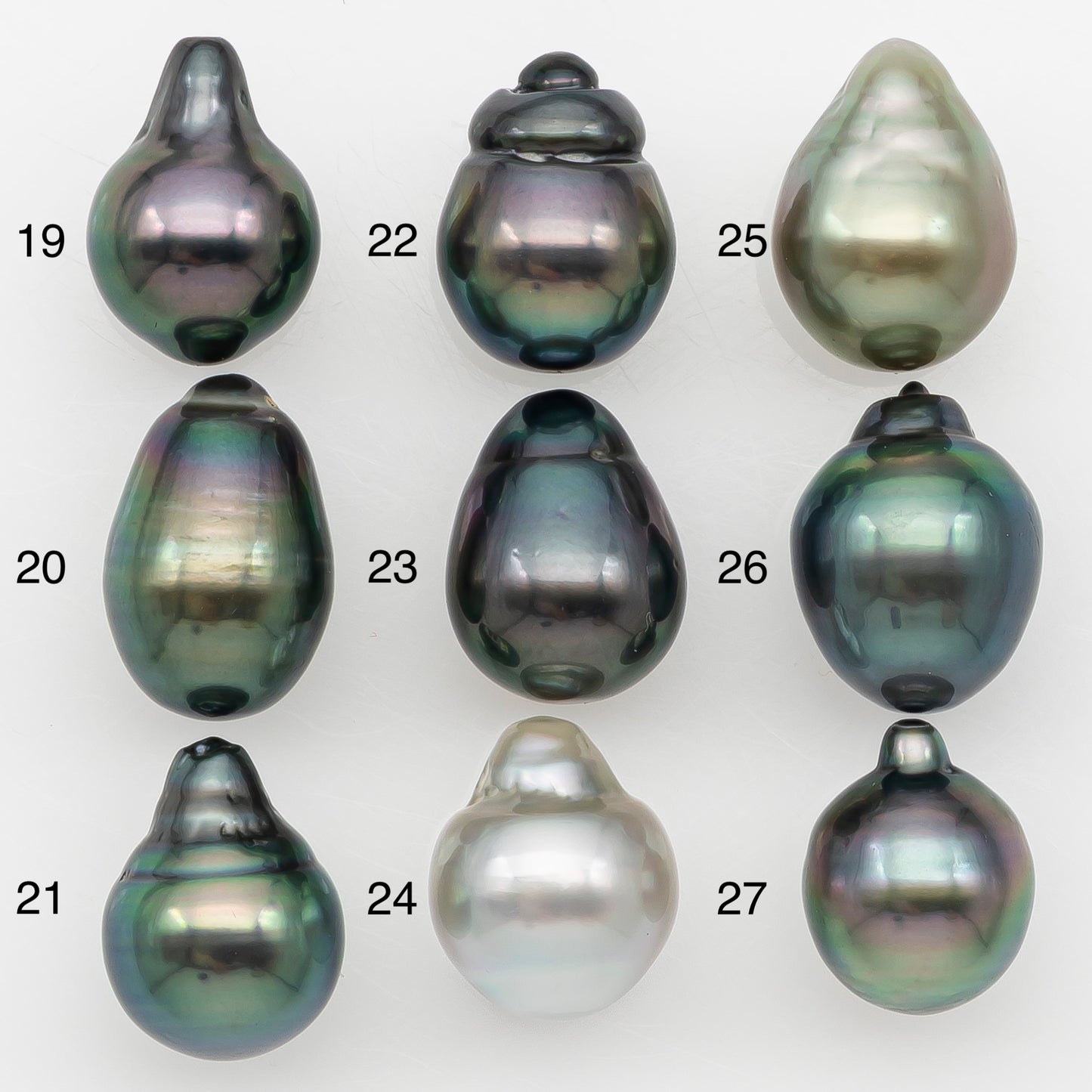 10-11mm Tahitian Pearl Natural Color with Minor Blemishes, Loose Undrilled for Jewelry Making, SKU # 3301TH