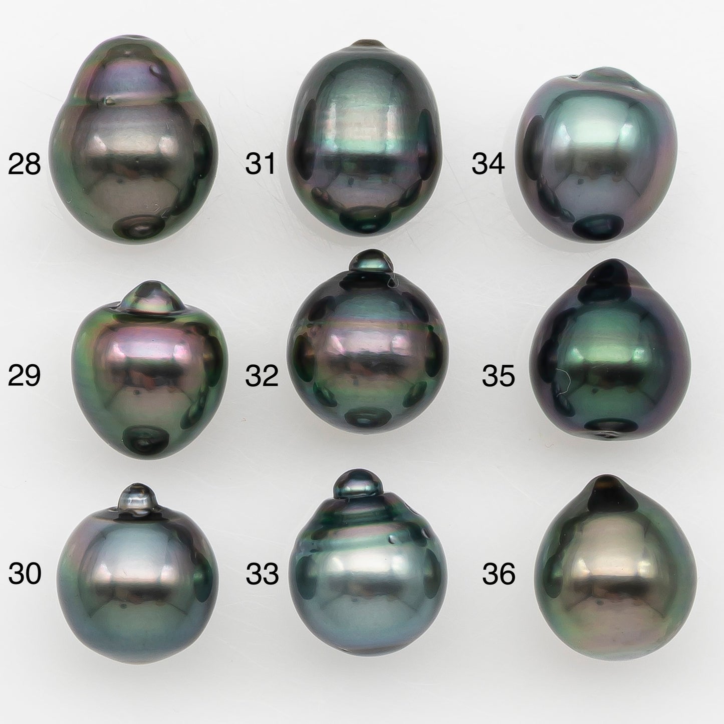 10-11mm Tahitian Pearl Natural Color with Minor Blemishes, Loose Undrilled for Jewelry Making, SKU # 3301TH