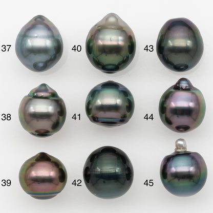 10-11mm Tahitian Pearl Natural Color with Minor Blemishes, Loose Undrilled for Jewelry Making, SKU # 3301TH