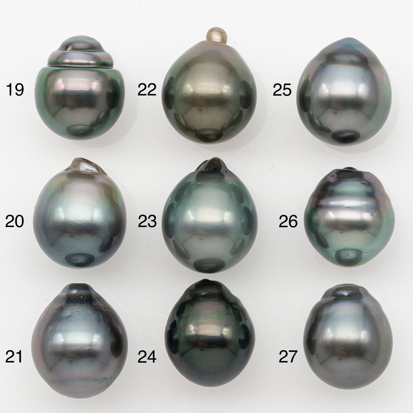 10-11mm Tahitian Pearl Natural Color with Minor Blemishes, Loose Undrilled for Jewelry Making, SKU # 3302TH