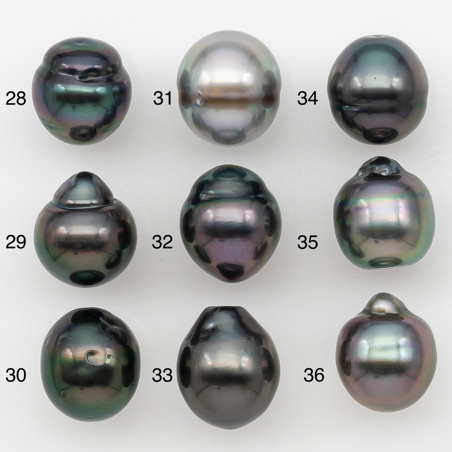 10-11mm Tahitian Pearl Natural Color with Minor Blemishes, Loose Undrilled for Jewelry Making, SKU # 3302TH