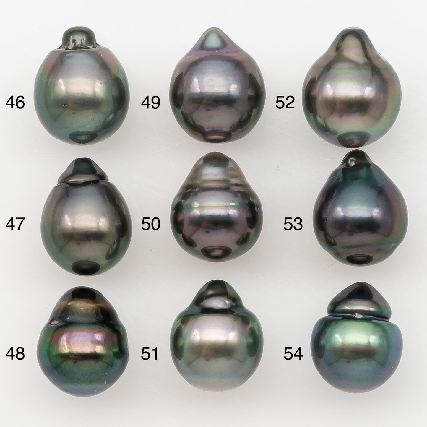 10-11mm Tahitian Pearl Natural Color with Minor Blemishes, Loose Undrilled for Jewelry Making, SKU # 3302TH