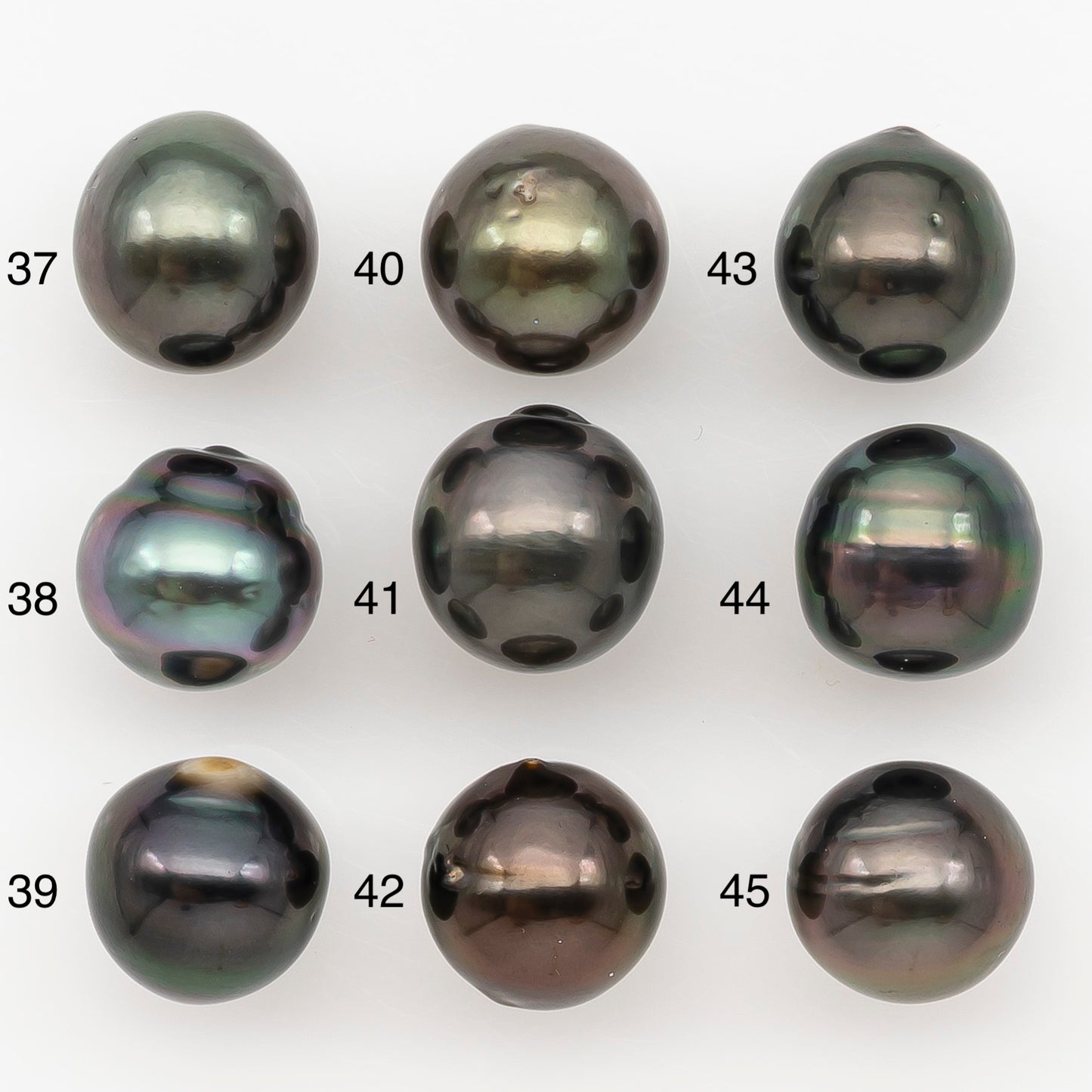 10-11mm Tahitian Pearl Natural Color with Minor Blemishes, Loose Undrilled for Jewelry Making, SKU # 3303TH