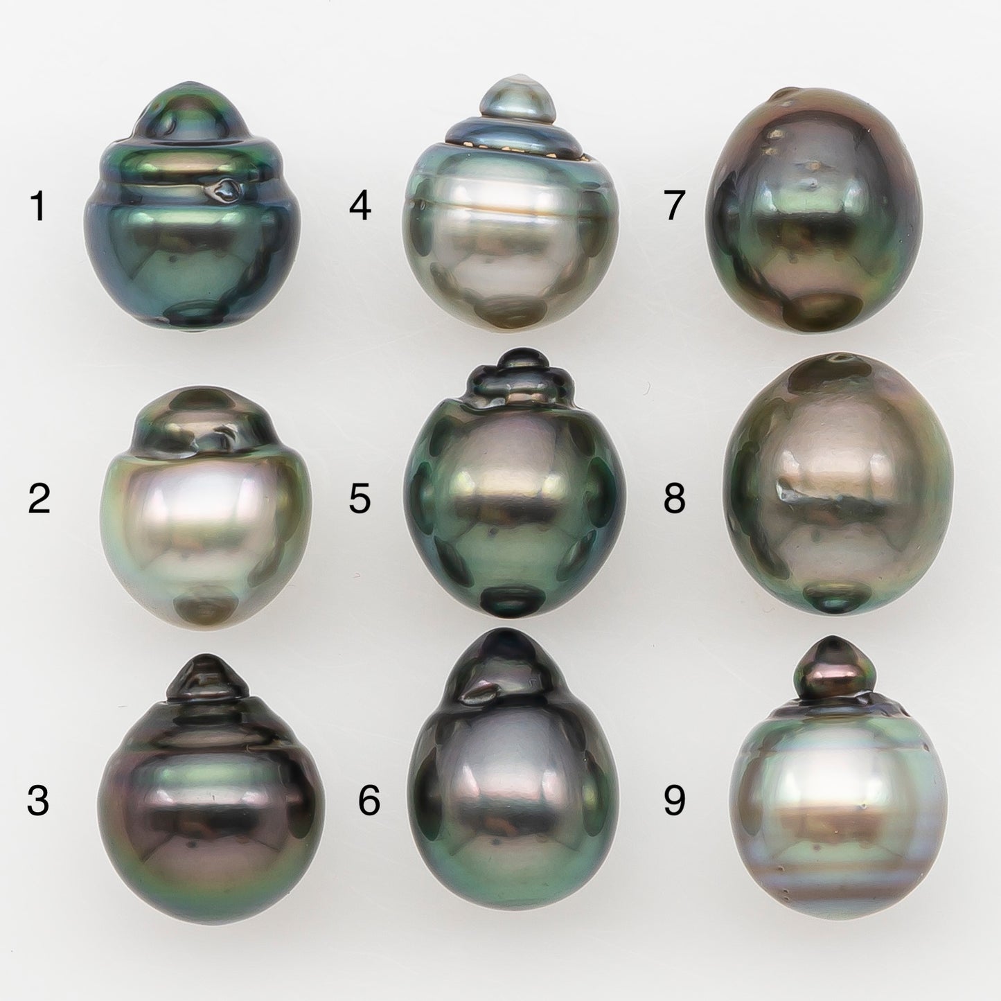 10-11mm Tahitian Pearl Natural Color with Minor Blemishes, Loose Undrilled for Jewelry Making, SKU # 3304TH