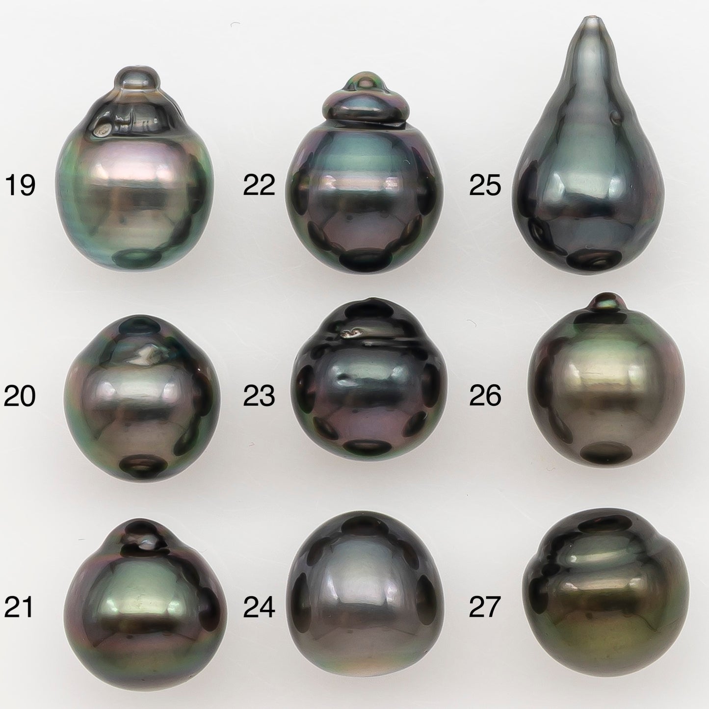 10-11mm Tahitian Pearl Natural Color with Minor Blemishes, Loose Undrilled for Jewelry Making, SKU # 3304TH