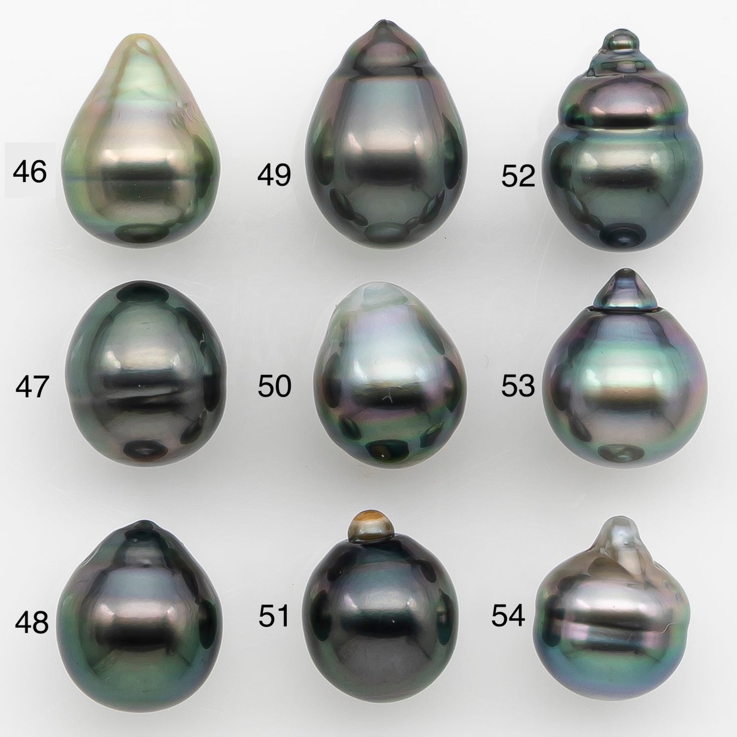 10-11mm Tahitian Pearl Natural Color with Minor Blemishes, Loose Undrilled for Jewelry Making, SKU # 3301TH