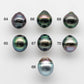 10-11mm Undrilled Drop Tahitian Pearl in High Luster and Natural Color with Minor Blemishes, Loose Single Piece, SKU # 1819TH