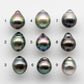 10-11mm Tahitian Pearl Drop Undrilled Loose Single Piece in High Luster and Natural Color with Minor Blemishes, SKU # 1820TH