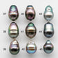 10-11mm Tahitian Pearl Drop Undrilled Loose Single Piece in High Luster and Natural Color with Minor Blemishes, SKU # 1820TH