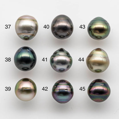 10-11mm Baroque Tahitian Pearl Drops Undrilled Loose Single Piece in High Luster and Natural Color with Blemishes, SKU # 1821TH