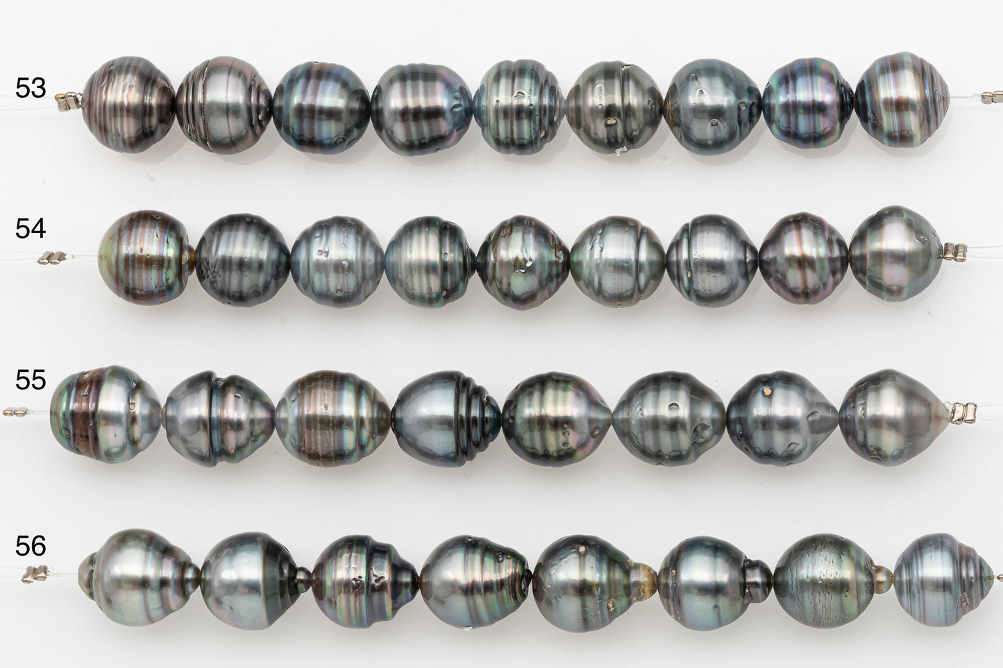 11-12mm Tahitian Pearl Short Strand with Minor Blemishes, Natural Colors, SKU # 3317TH