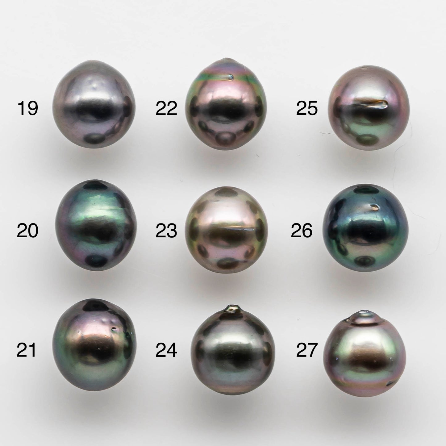 10-11mm Tahitian Pearl Drop with High Luster and Natural Color with Minor Blemishes, Loose Single Piece Undrilled, SKU # 1817TH