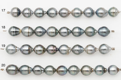 10-11mm Tahitian Pearl Short Strand with Minor Blemishes, Natural Colors, SKU # 3318TH