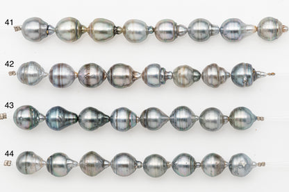 10-11mm Tahitian Pearl Short Strand with Minor Blemishes, Natural Colors, SKU # 3318TH
