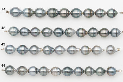 9-10mm Tahitian Pearl Short Strand with Minor Blemishes, Natural Colors, SKU # 3319TH