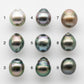 11-12mm High Quality Tahitian Pearl Drop in Natural Color and Very Nice Luster, Single Piece Loose Undrilled, SKU # 1834TH