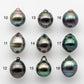 11-12mm High Quality Tahitian Pearl Drop in Natural Color and Very Nice Luster, Single Piece Loose Undrilled, SKU # 1834TH