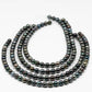 8-9mm Tahitian Pearl Bead with High Luster, In Full Strand with Blemishes for Jewelry Making, SKU # 1853TH