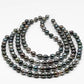 10-11mm Tahitian Pearl in Full Strand with All Natural Color with High Luster for Jewelry Making, SKU# 1864TH