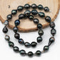 8-9mm Tahitian Pearl in Full Strand with All Natural Color with High Luster for Jewelry Making, SKU# 1851TH