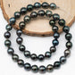 8-9mm Tahitian Pearl Bead with High Luster, In Full Strand with Blemishes for Jewelry Making, SKU # 1853TH