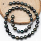 8-9mm Tahitian Pearl Bead with High Luster, In Full Strand with Blemishes for Jewelry Making, SKU # 1853TH