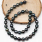 8-9mm Tahitian Pearl Bead with High Luster, In Full Strand with Blemishes for Jewelry Making, SKU # 1853TH